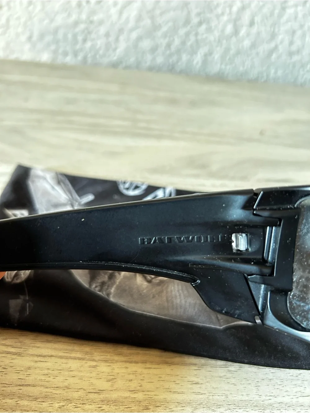Oakley Matte Black Sport Wrap Sunglasses with Dark Lenses